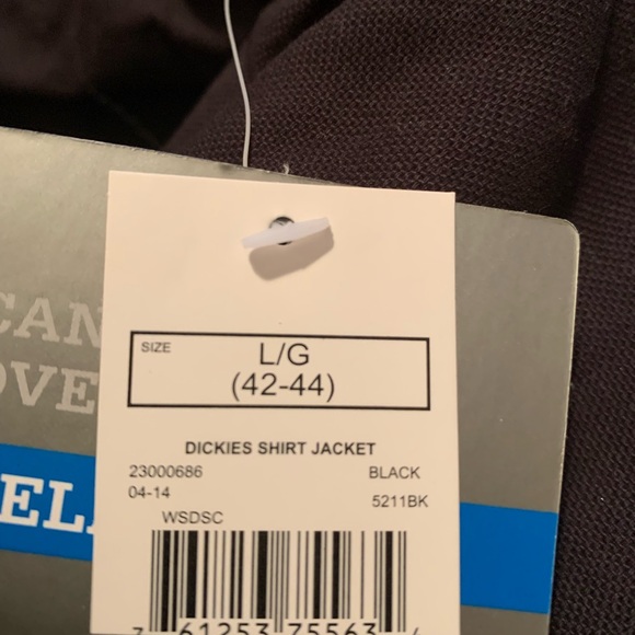 Genuine Dickies Men's Jacket Quilted & Fleece lined Hooded Black sz L/G (42-44) - Picture 12 of 12